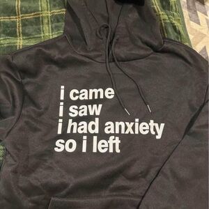 A hoodie a size small